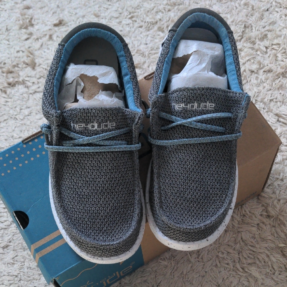 NWT Hey Dude Wally Little Boy Loafer